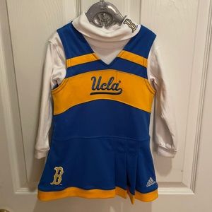UCLA Bruins cheerleading jumper and onesie